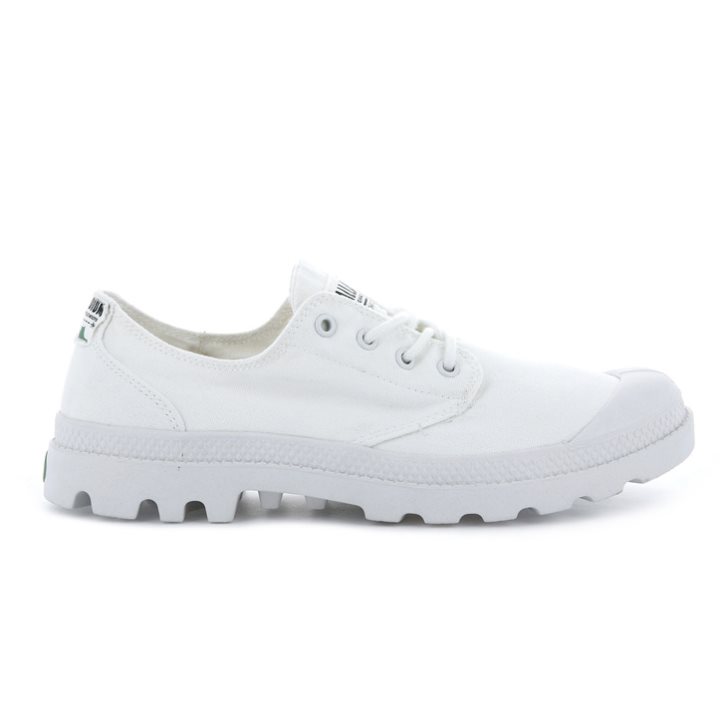 Palladium Pampa OX Organic Oxford Schoenen Dames Wit | NL 58HRXCF